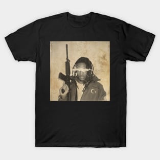 Chris Travis Vintage Machine Gun Style T-Shirt